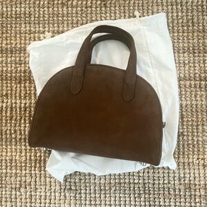Brown Suede Handbag